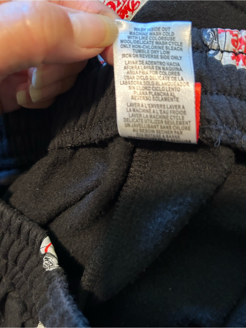 NWOT Coca-Cola Diet Coke Fleece Shorts Black Loungewear Sleepwear Ladies Size L - Picture 5 of 5